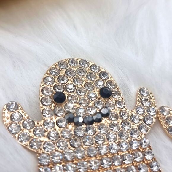 New rhinestone ghost halloween earrings - Picture 5 of 9
